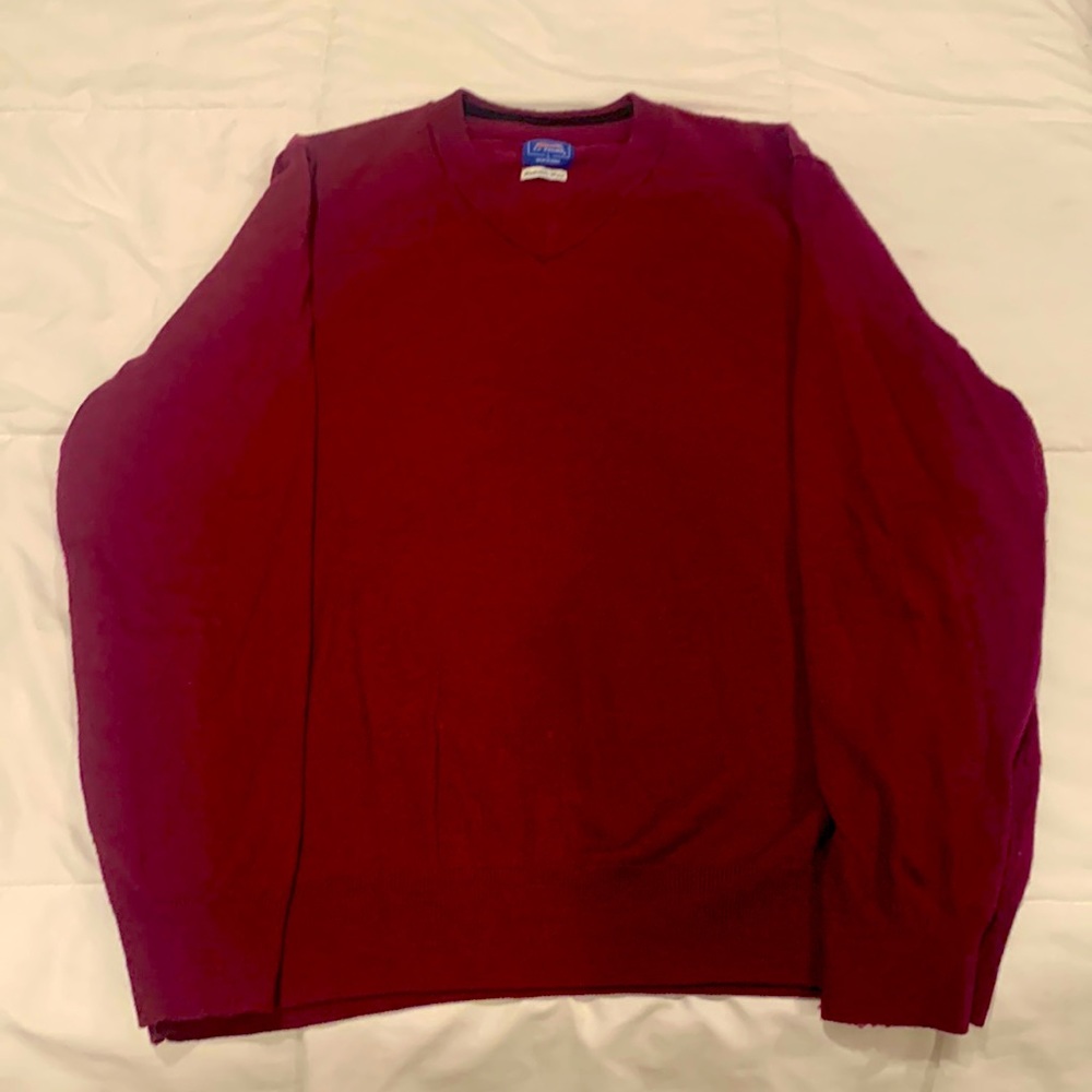 Le Tigre Men’s Large Wool Maroon Sweater
